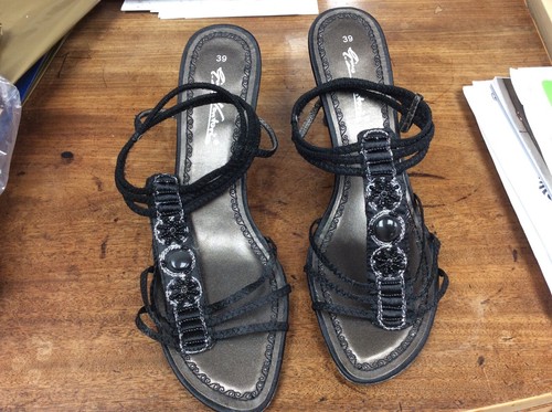Gino ventori black strappy