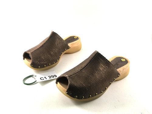 Gino ventori wood sandals - wood,
