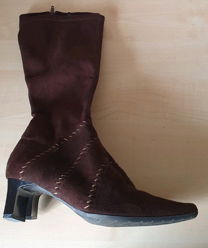 Gino ventori brown suede knee - brown,